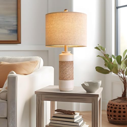 23.75" Bedside Table Lamps Set of 2 for Sleeping and Reading