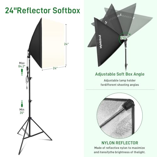 Photography Lighting kit with Backdrops