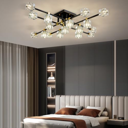 Crystal Sputnik Ceiling Light Fixture