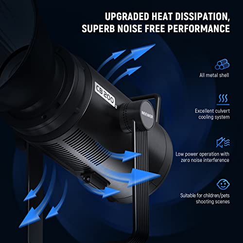 CB200B 210W LED Video Light with 2.4G