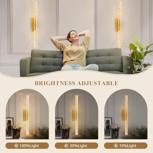 Battery Operated Wall Sconces Set of 2