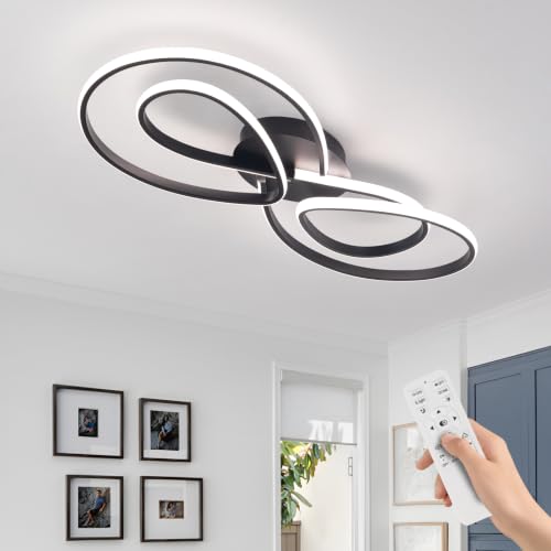 Modern LED Ceiling Light (Black)