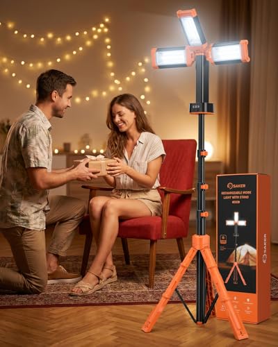 Portable Camping Light with Stand Work Light 12000mAh with Remote