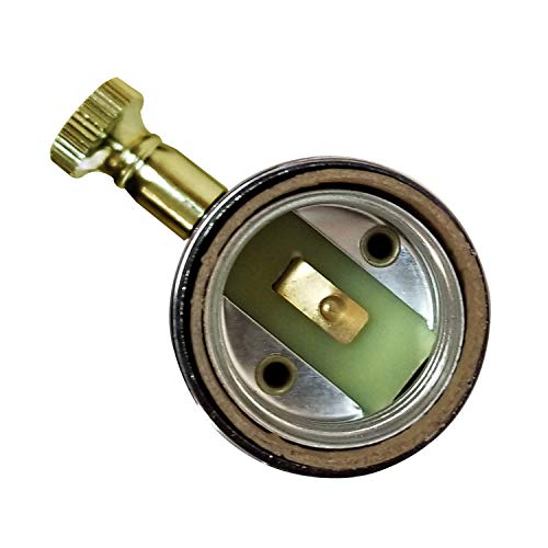 Vintage Turn Knob Dimmer Lamp Socket for Incandescent LED Bulbs (6 Count)