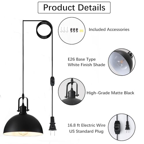 Plug in Pendant Light