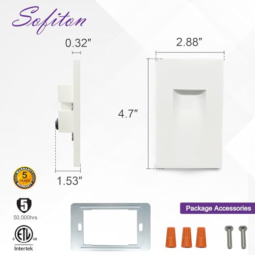 8 Pack Vertical LED Step Lights