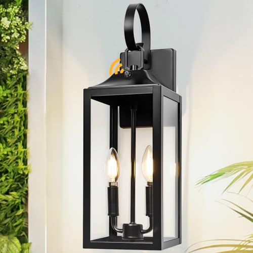 19" Large Dusk to Dawn Outdoor Wall Lantern 2
