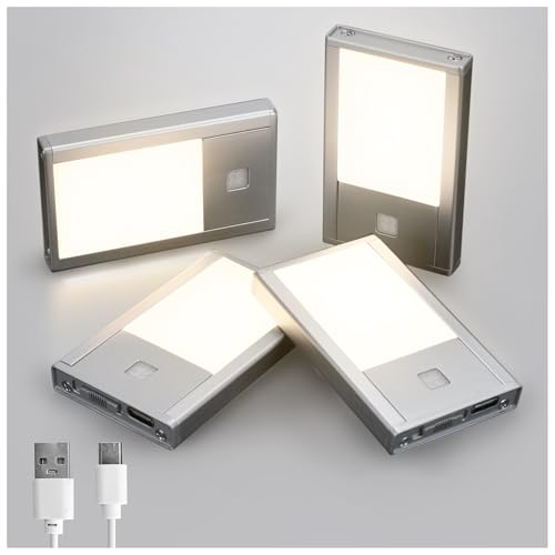 Rechargeable Motion Sensor Night Light (4 Count)