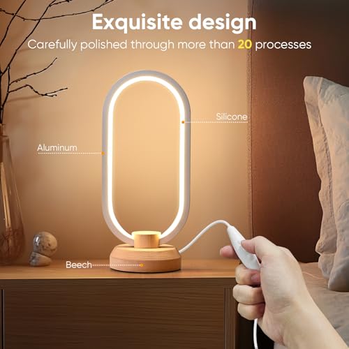 Modern Desk lamp LED Wood Table Lamp