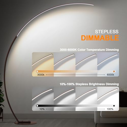 Dimmable LED Floor Lamp with 3 Color Temperatures