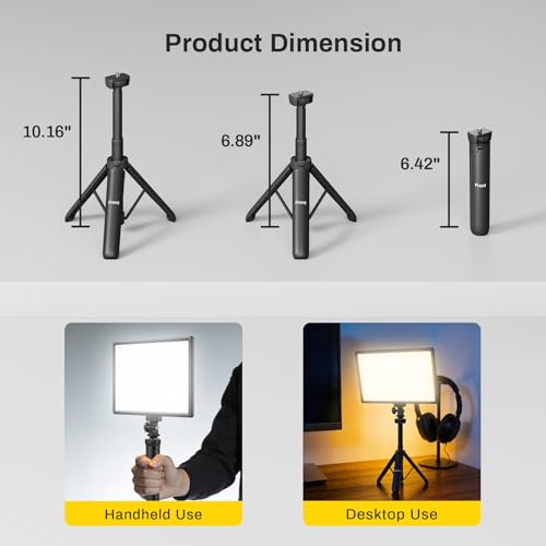 13" LED Video Soft Light Panel with Desk Stand