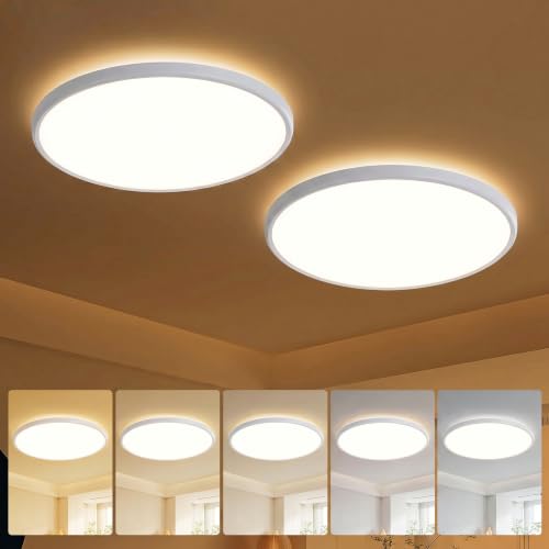 18" Flush Mount LED Ceiling Light (2 Count)