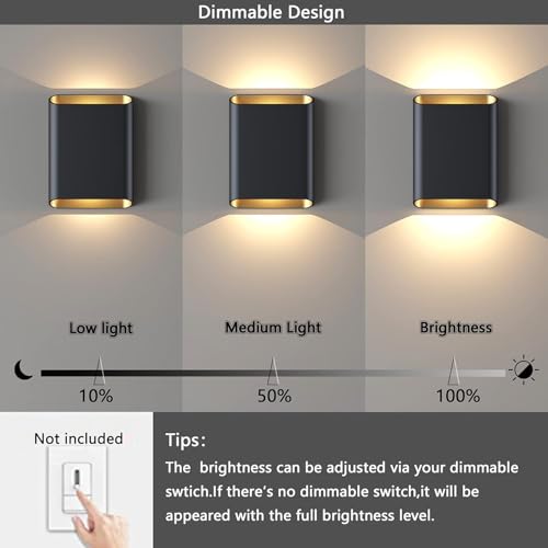 Wall Lights for Bedroom Up and Down Indoor Wall Light