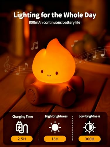 Campfire Night Light