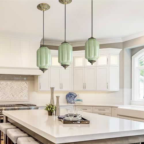 Vintage Milk Glass Pendant Lights Kitchen