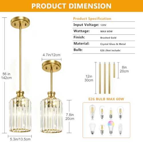 Gold Pendant Light