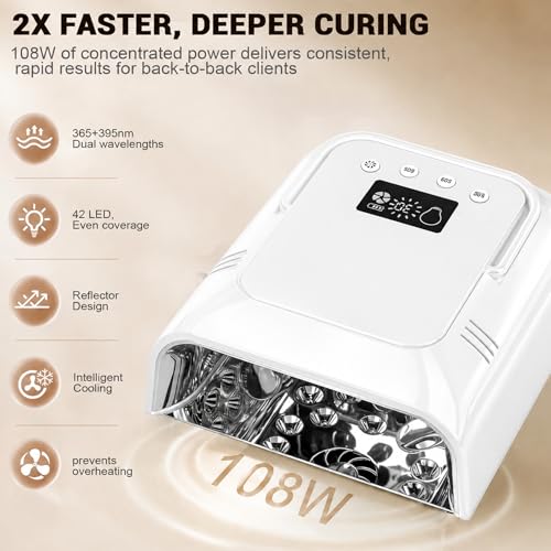 Rechargeable UV LED Nail Lamp Cordless