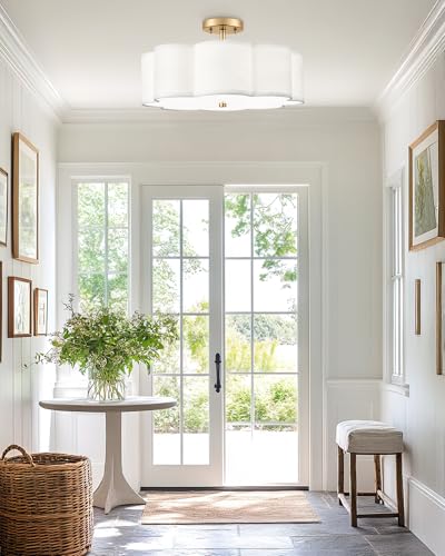 Gold Semi Flush Mount Ceiling Lights