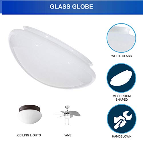 10 Inch White Classic Globe