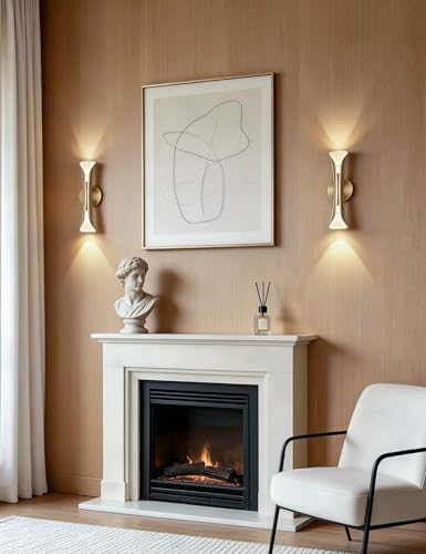 Gold Wall Sconces Mid Century Modern Movie Theater Lights for Wall