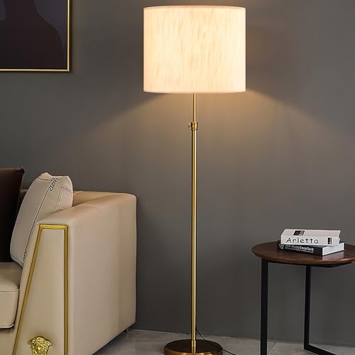 Beige Bamboo Knot Linen Textured Lamp Shades Set of 2 Large Drum Lamp Shade 16``Top x 16``Bottom x 12``High (2 Count)