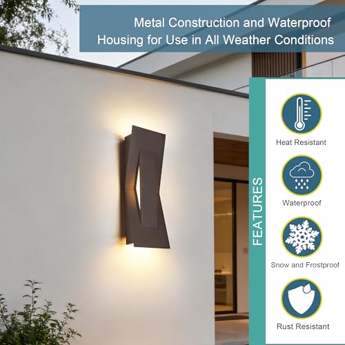 Outdoor Wall Lights Set of Two (2 Count)