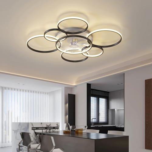41" Modern Ceiling Fan with Lights