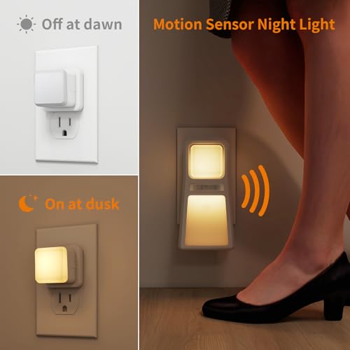 3 Pack 5-in-1 Power Failure Night Lights, Wireless Charging (3 Count)