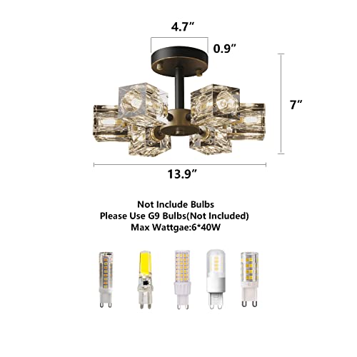 Semi Flush Mount Ceiling Light