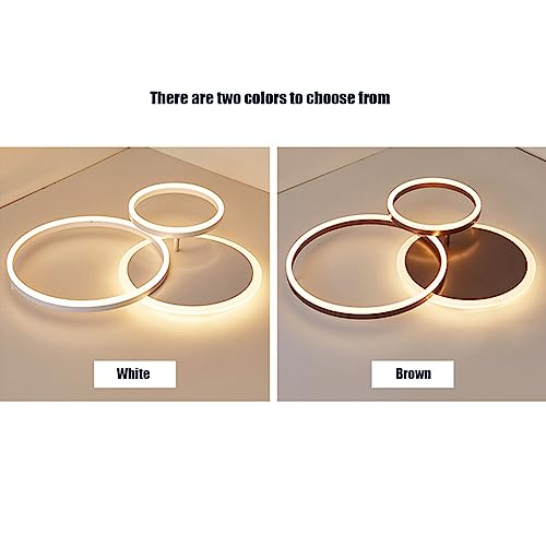Chaners Ceiling Light LED Ceiling Light Ring Design Lighting Dimmable with Remote Control Lights for Living Room Bedroom Hallway