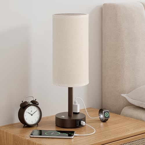 Brown Touch Bedside Lamp for Bedroom