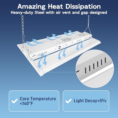 2FT 150W LED Linear High Bay Shop Light (4 Count)