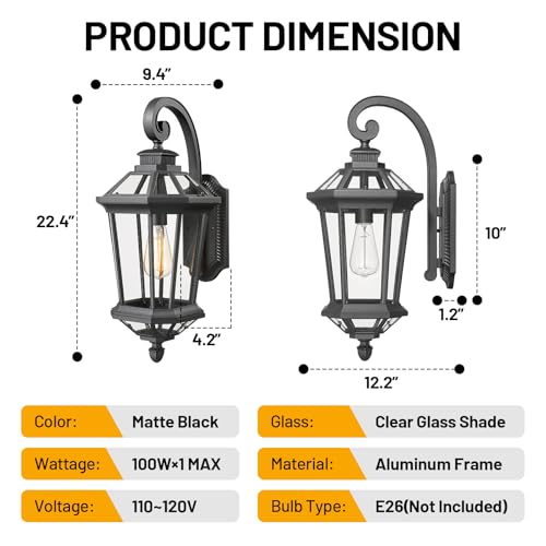 Large Outdoor Wall Lights Exterior Lighting Fixtures Porch Light