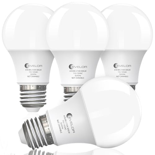 A19 LED Light Bulbs (4 Count)
