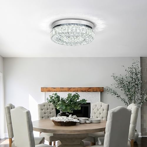 11.8” Crystal Ceiling Light Fixture
