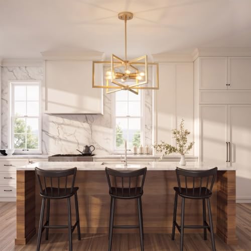 23.6” Gold Chandelier for Kitchen