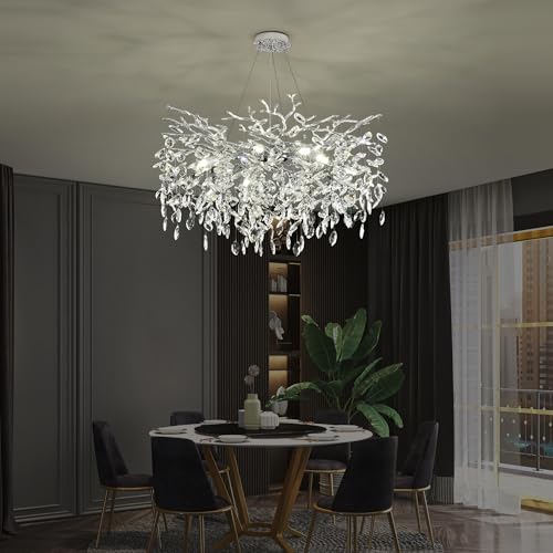 Tree Branch Chandelier Modern Crystal Pendant Light