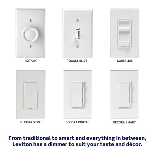 Decora Slide LED Advanced Dimmer Switch for 150W Dimmable LED