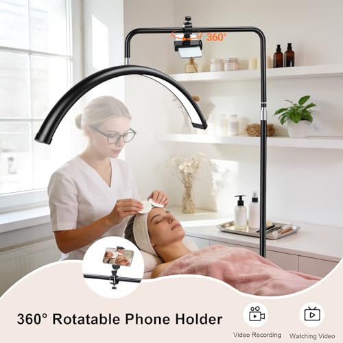 Half Moon Lash Light with Phone Holder