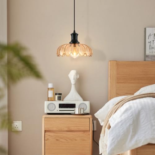 Amber Gold Pendant Light