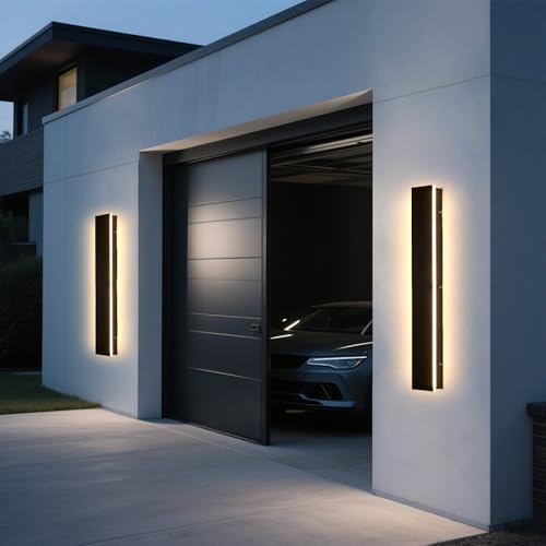Modern Outdoor Wall Lights (2 Count)