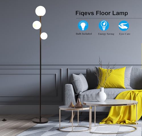 3 Globe Mid Century Modern Floor Lamp