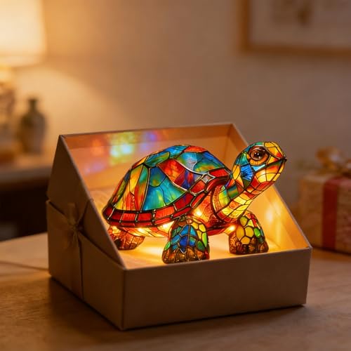 Stained Glass Animal Lamp