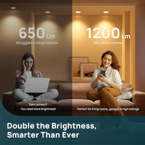 Matter BR30 Smart Light Bulb (6 Count)