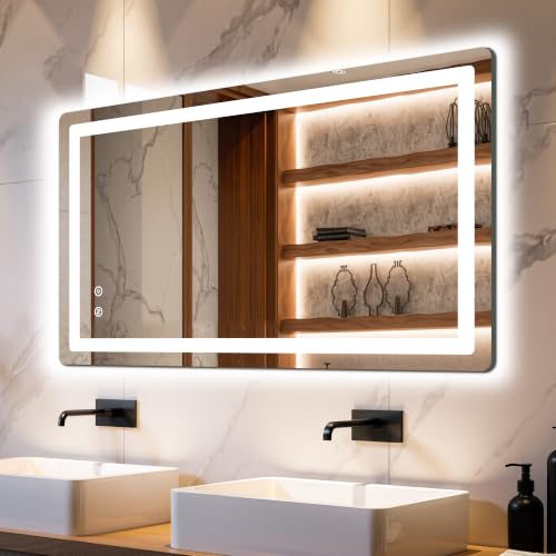 24x40 LED Bathroom Vanity Mirror with Lights