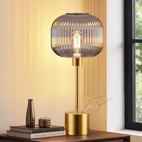 Glass Table Lamp for Living Room