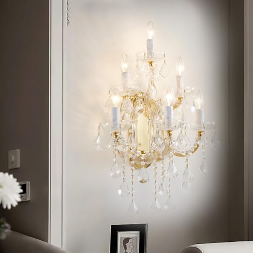 Large Modern Crystal Wall Lights