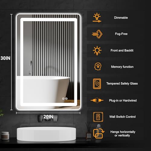 LED Bathroom Vanity Mirror with Lights