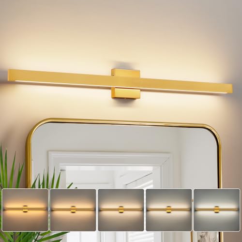 Modern Bathroom Lighting Fixtures Over Mirror