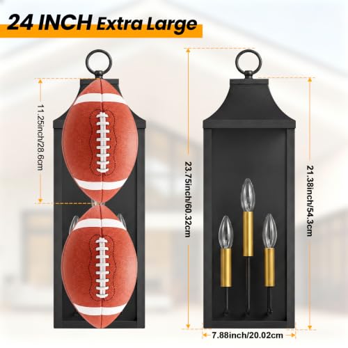 24" Extra Large Outdoor Wall Lights 2 (2 Count)